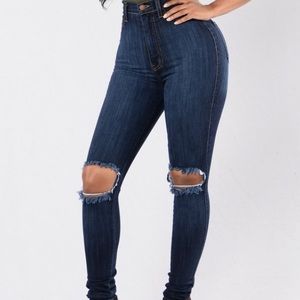 High waisted jeans size 1(24)